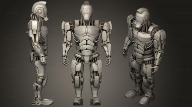 3D model Male Robot 03 (STL)